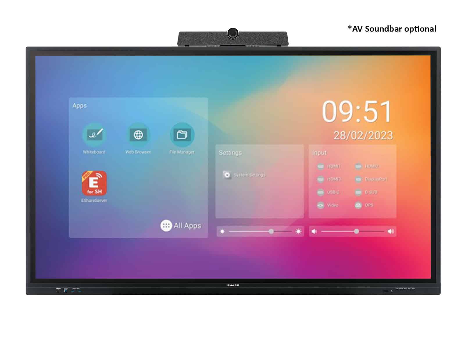Sharp PN-LC652 165,1 cm (65") LCD 3840 x 2160 Pixels 4K Ultra HD (60005890) thumbnail