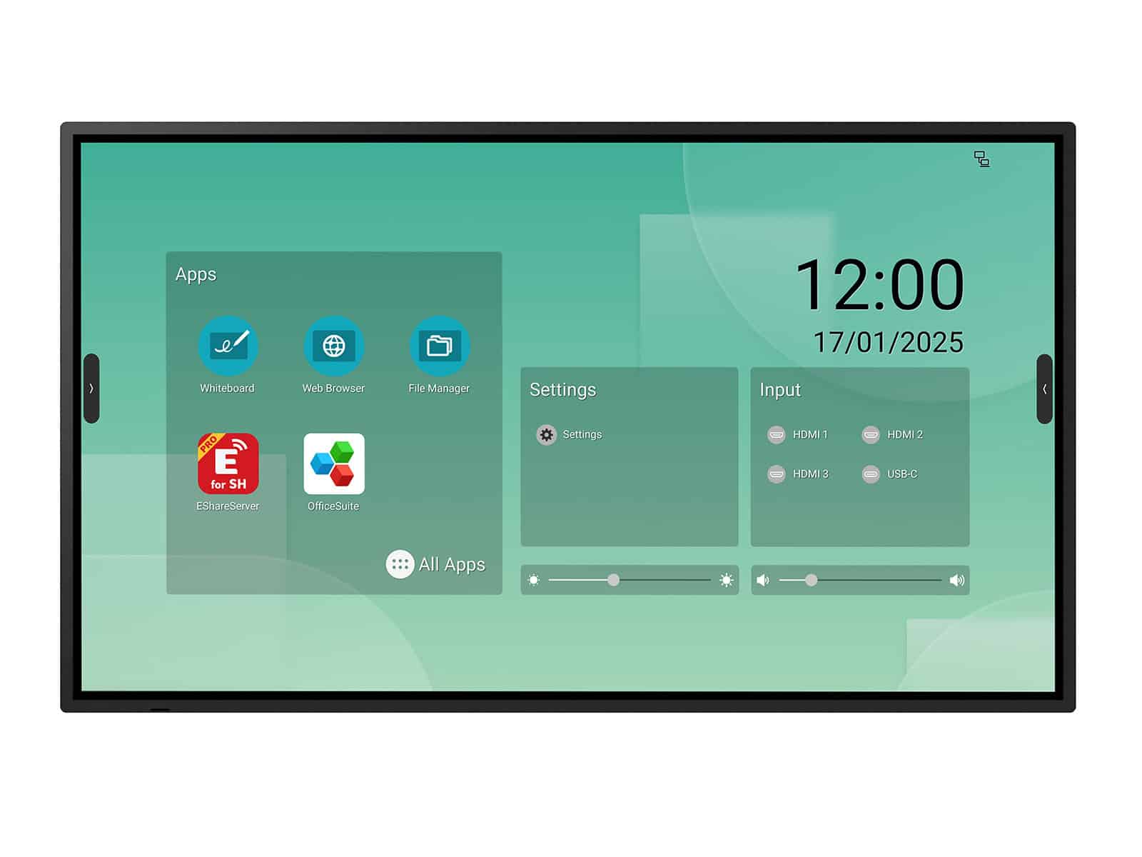 Sharp LM551 Interactief flatscreen 139,7 cm (55") LED Wifi 500 cd/m² 4K Ultra HD Zwart Touchscreen Type processor Android 14 18/7 (PNLM551) thumbnail