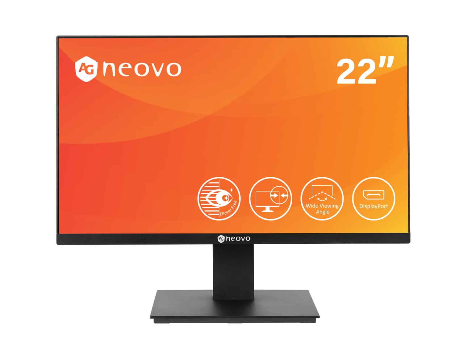 AG Neovo LA-2202 computer monitor 54,6 cm (21.5") 1920 x 1080 Pixels Full HD LCD Zwart (LA222A11E0100) thumbnail