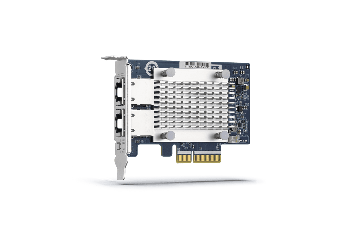 QNAP QXG-5G2T-111C netwerkkaart Intern Ethernet 5000 Mbit/s (QXG-5G2T-111C) thumbnail