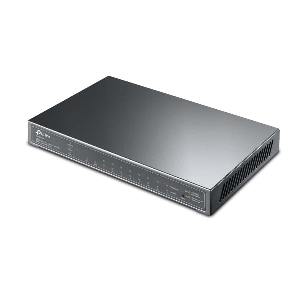 TP-LINK JetStream TL-SG2210P V3 - Switch - Smart - 8 x 10/100/1000 + 2 x SFP - Desktop - PoE 58 W (TL-SG2210P V3.0) thumbnail