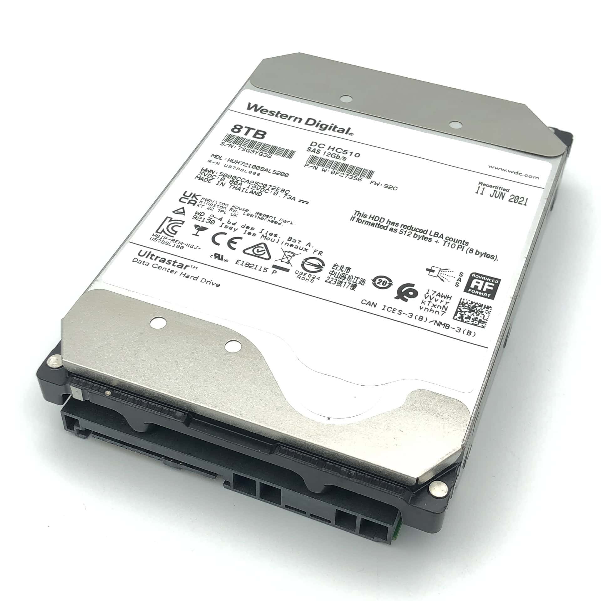 Western Digital HGST HD 3,5 SAS 8TB ULTRASTAR He10 HUH721008AL5200 7 200rpm HGST200rpm HGST 200rpm 256MB 24 7 (0F27356) (0F27356) thumbnail