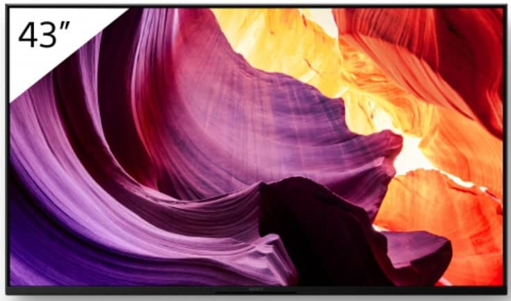 Sony FWD-43X80K beeldkrant 109,2 cm (43) LCD Wifi 450 cd/m² 4K Ultra HD Zwart Android 10 (FWD-43X80K) thumbnail