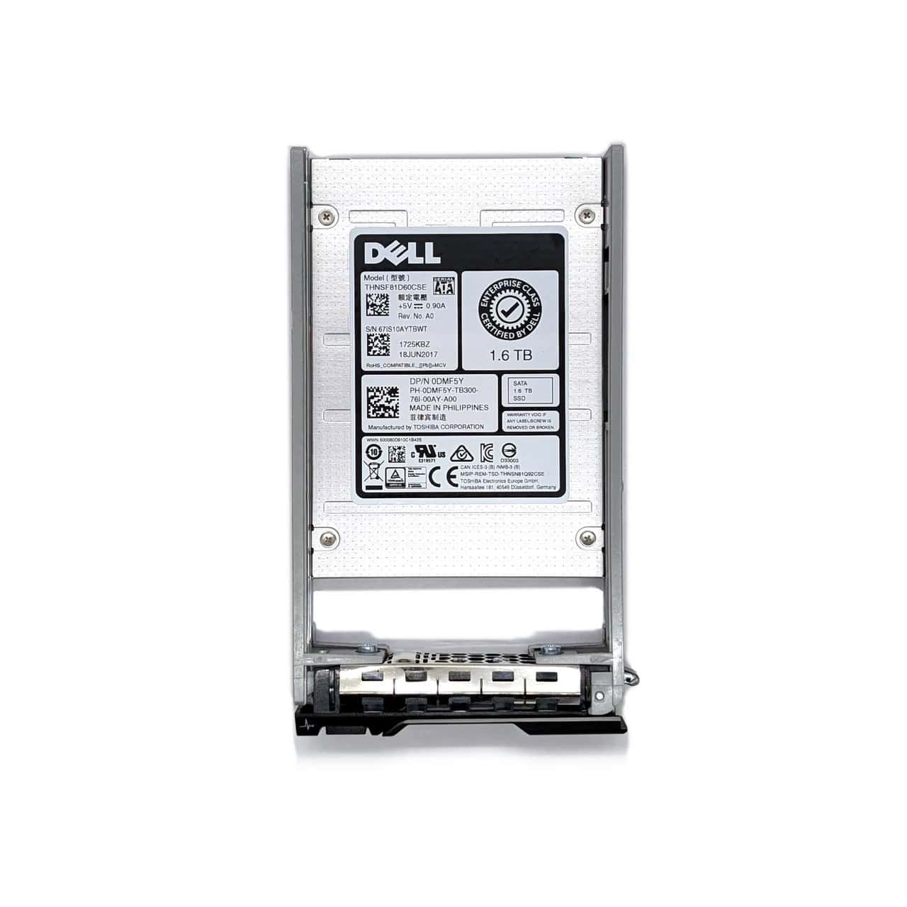Dell 1.6TB 6G 2.5INCH MU SATA SSD (DMF5Y-RFB) thumbnail