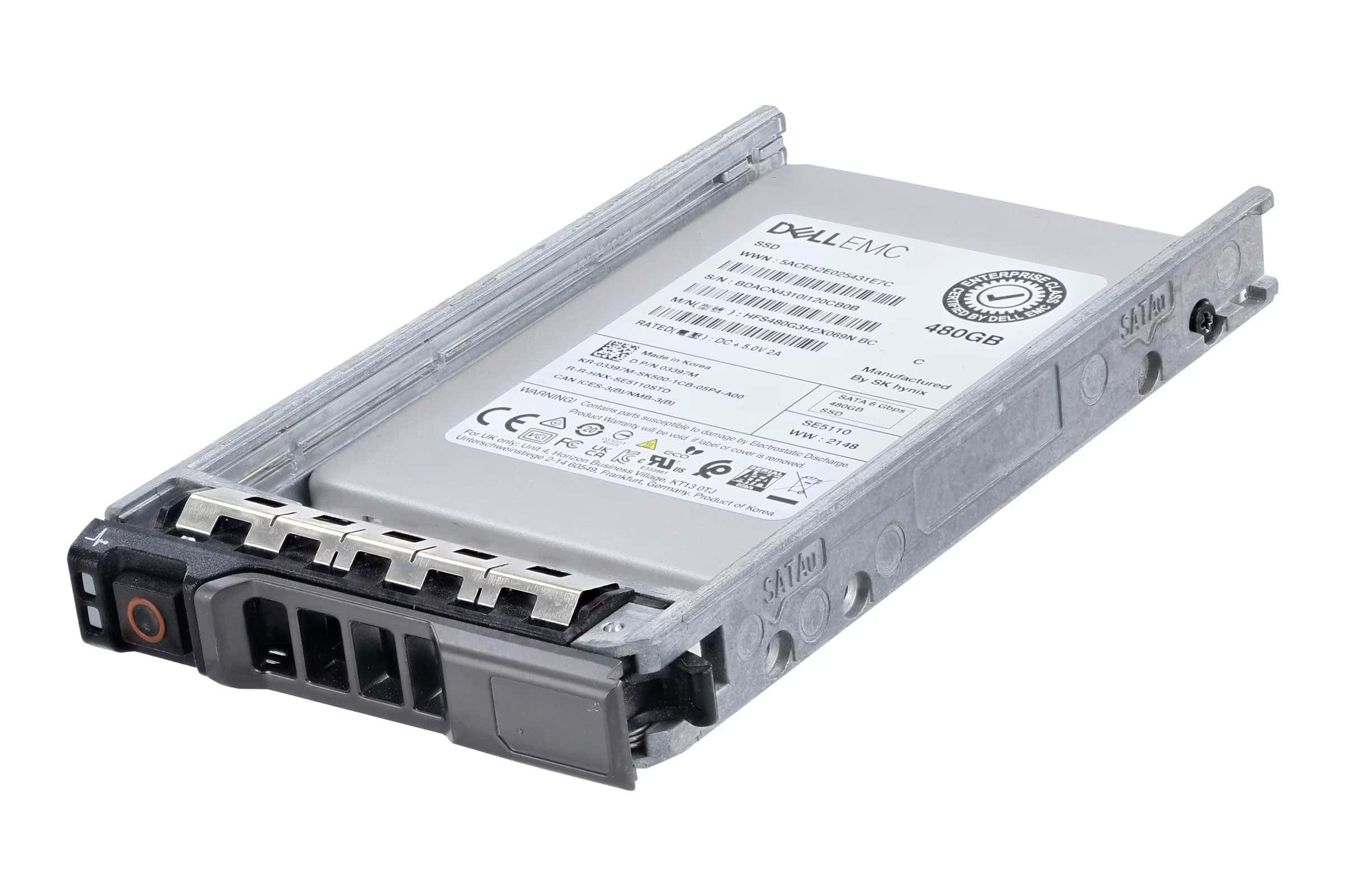 Dell 480GB SSD 2.5 SATA 6G RI FWGFP (FWGFP-RFB) thumbnail