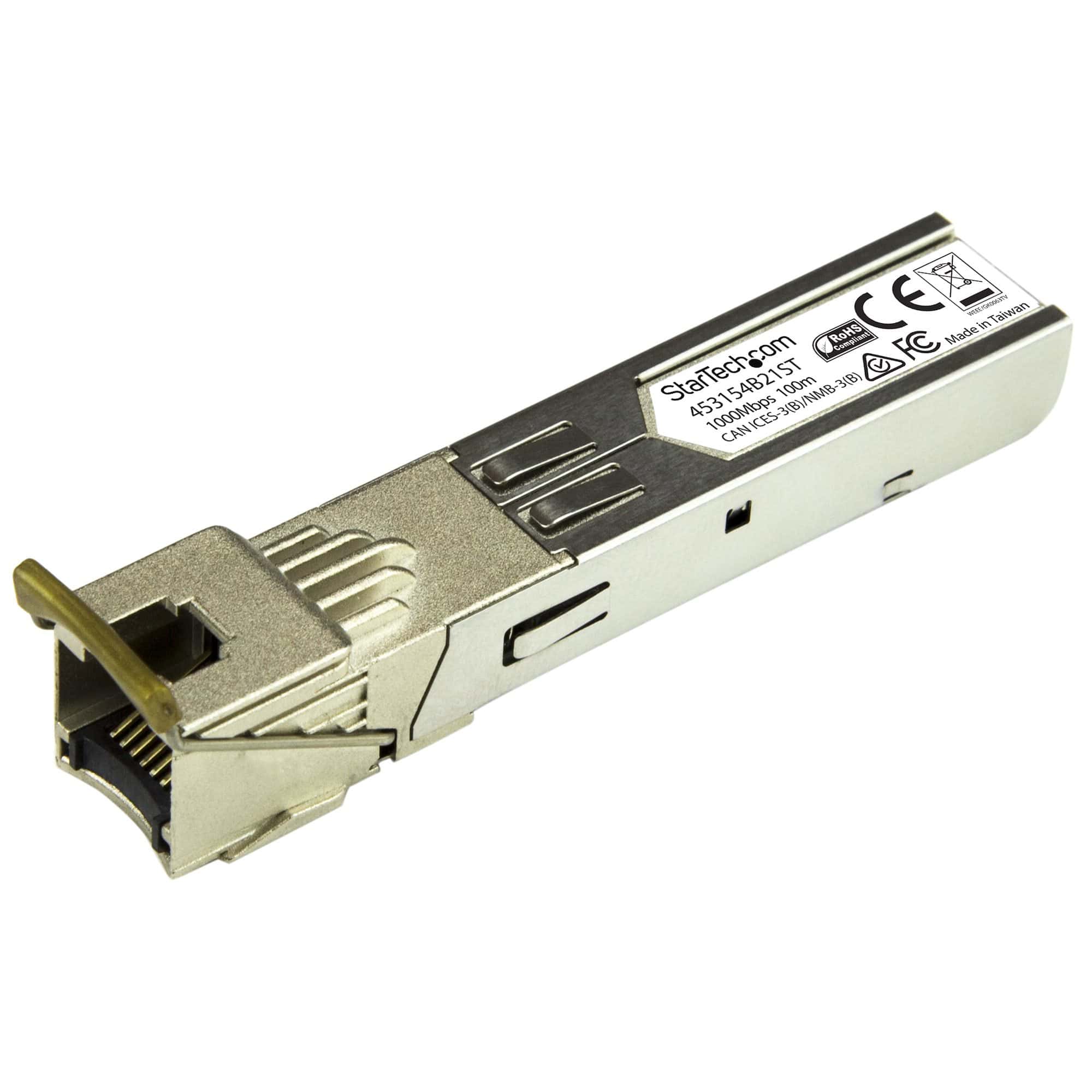 StarTech.com HPE 453154-B21 compatibel SFP transceiver module - 1000BASE-T (453154B21ST) thumbnail