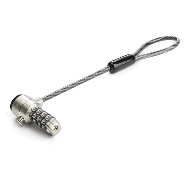 StarTech.com Laptop kabelslot verlenglus 15cm kabel & slot (BRNCHLOCK) thumbnail