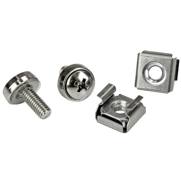 StarTech.com 100 Stuks M5 Montageschroeven en Kooimoeren voor Serverrack (CABSCREWM52) thumbnail
