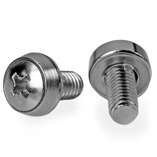 StarTech.com M6 x 12mm schroeven voor serverkast en rack 100 stuks pak (CABSCREWSM62) thumbnail