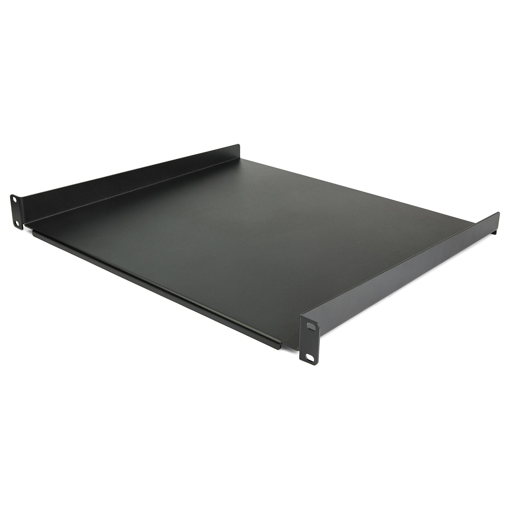 StarTech.com 1U Server Rack Schap - Universele Rack Mount Cantilever Shelf voor 19 Netwerk Kast & Apparatuur - Heavy Duty Staal - Capaciteit 20kg - Diepte 41cm (16”) - Zwart (CABSHELF116) thumbnail