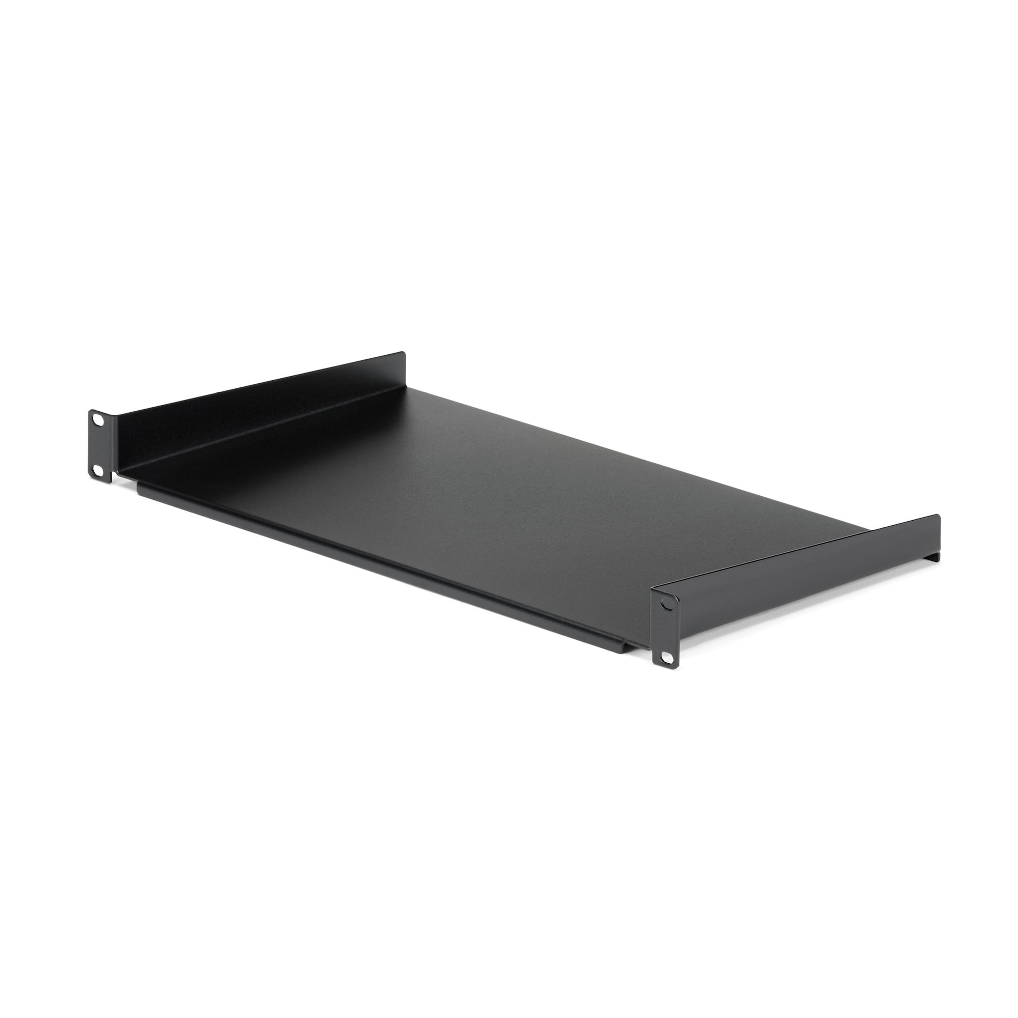 StarTech.com 1U Server Rack Schap - Universele Rack Mount Cantilever Shelf voor 19 Netwerk Kast & Apparatuur - Heavy Duty Staal - Capaciteit 20kg - Diepte 25cm (10”) - Zwart (CABSHELF1U10) thumbnail