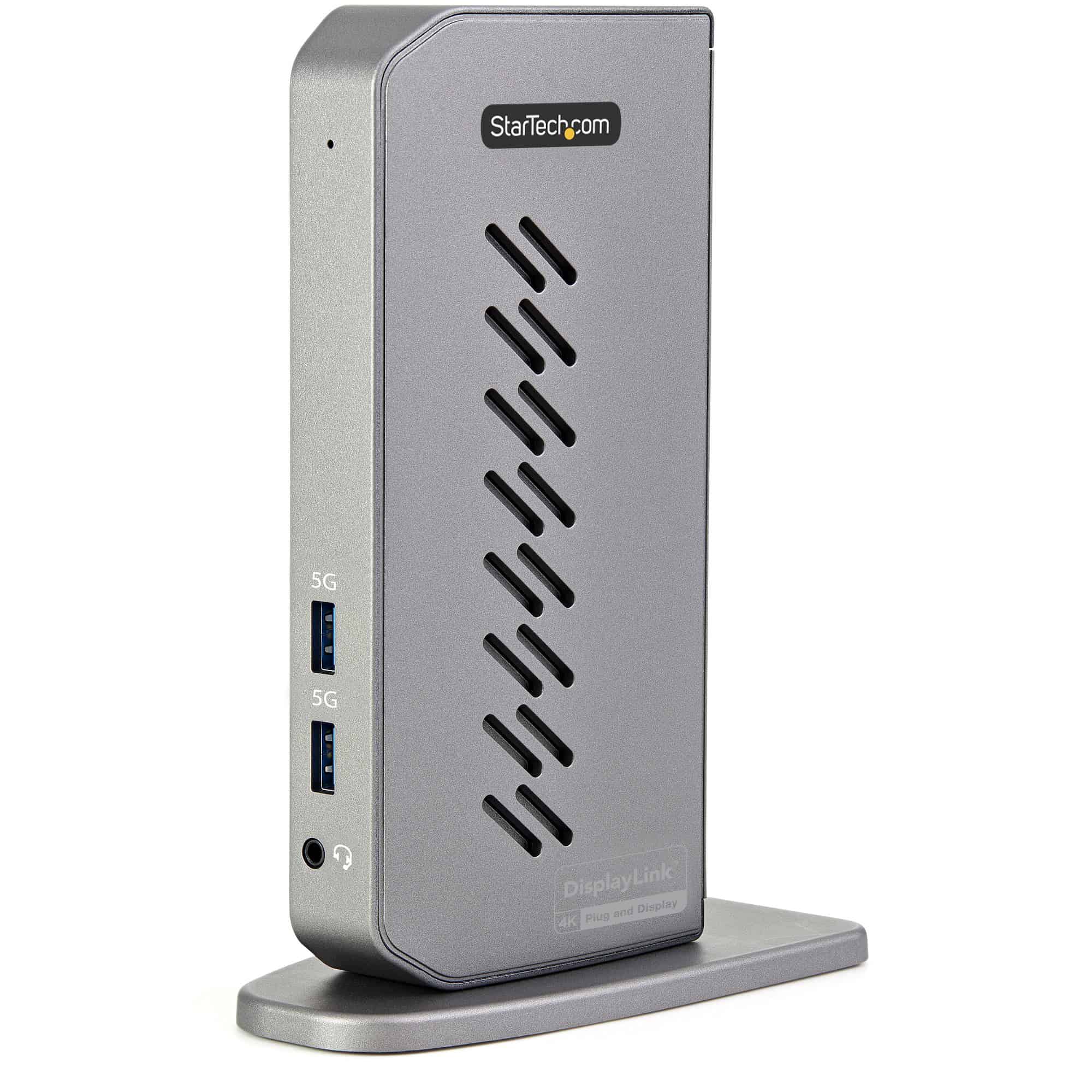 StarTech.com USB-C USB-A Dock - Hybride Universeel USB 3.0 Docking Station voor USB-C of USB-A Laptop - Dual Monitor 4K 60Hz HDMI/DisplayPort - 6x USB-A, GbE - USB 3.1 Gen 1 - Windows/Mac (DK30A2DHUUE) thumbnail
