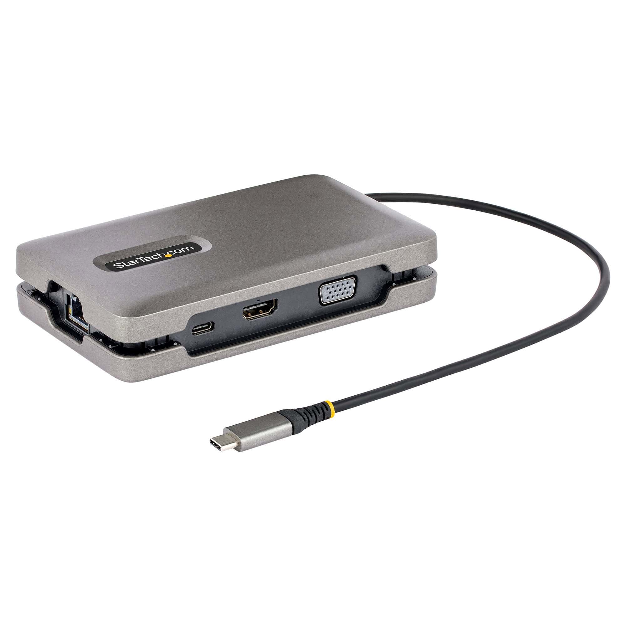 StarTech.com USB-C Multiport Adapter met USB-C DP Alt Mode Video Output/4K HDMI 2.0/VGA, USB-C Dual Monitor Docking Station, 100W PD Pass-Through, USB Type C Mini Dock/MST Adapter Hub (DKM31C3HVCPD) thumbnail