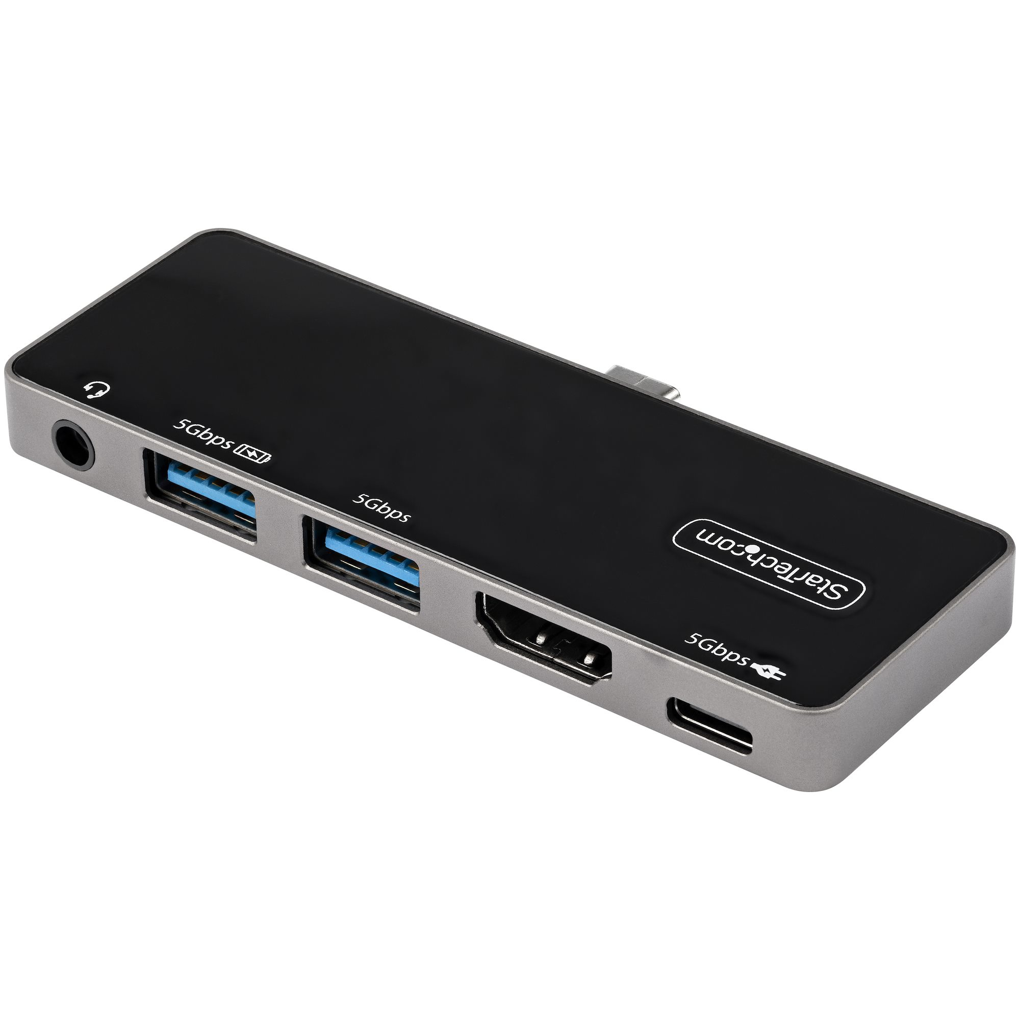 StarTech.com USB C Multiport Adapter - USB-C naar 4K 60Hz HDMI 2.0, 100W Power Delivery Pass-Through, 3-Port USB 3.0 Hub met Audio - USB-C Mini Dock - USB Type-C Travel Dock (DKT30ICHPD) thumbnail