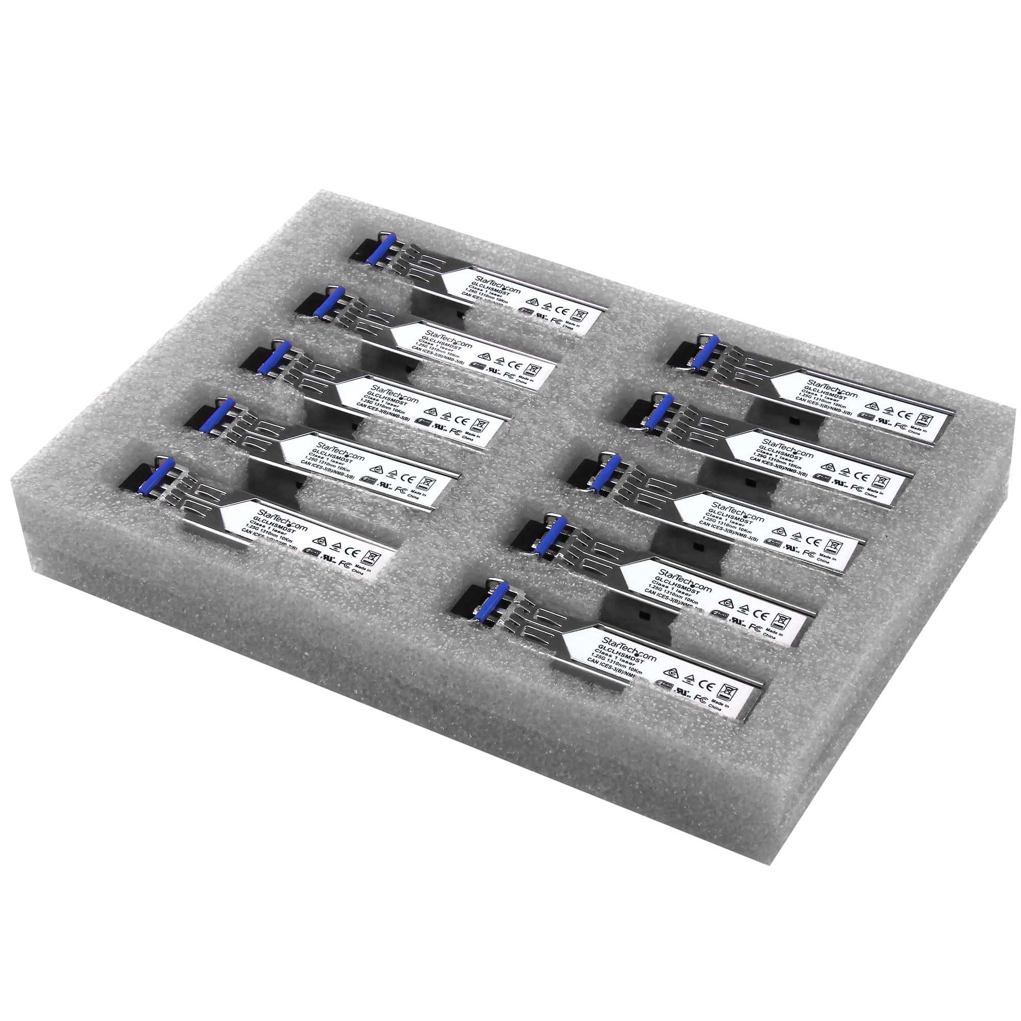 StarTech.com Cisco GLC-LH-SMD compatibel SFP Transceiver module - 1000BASE-LX/LH - 10 stuks (GLCLHSMD10ST) thumbnail