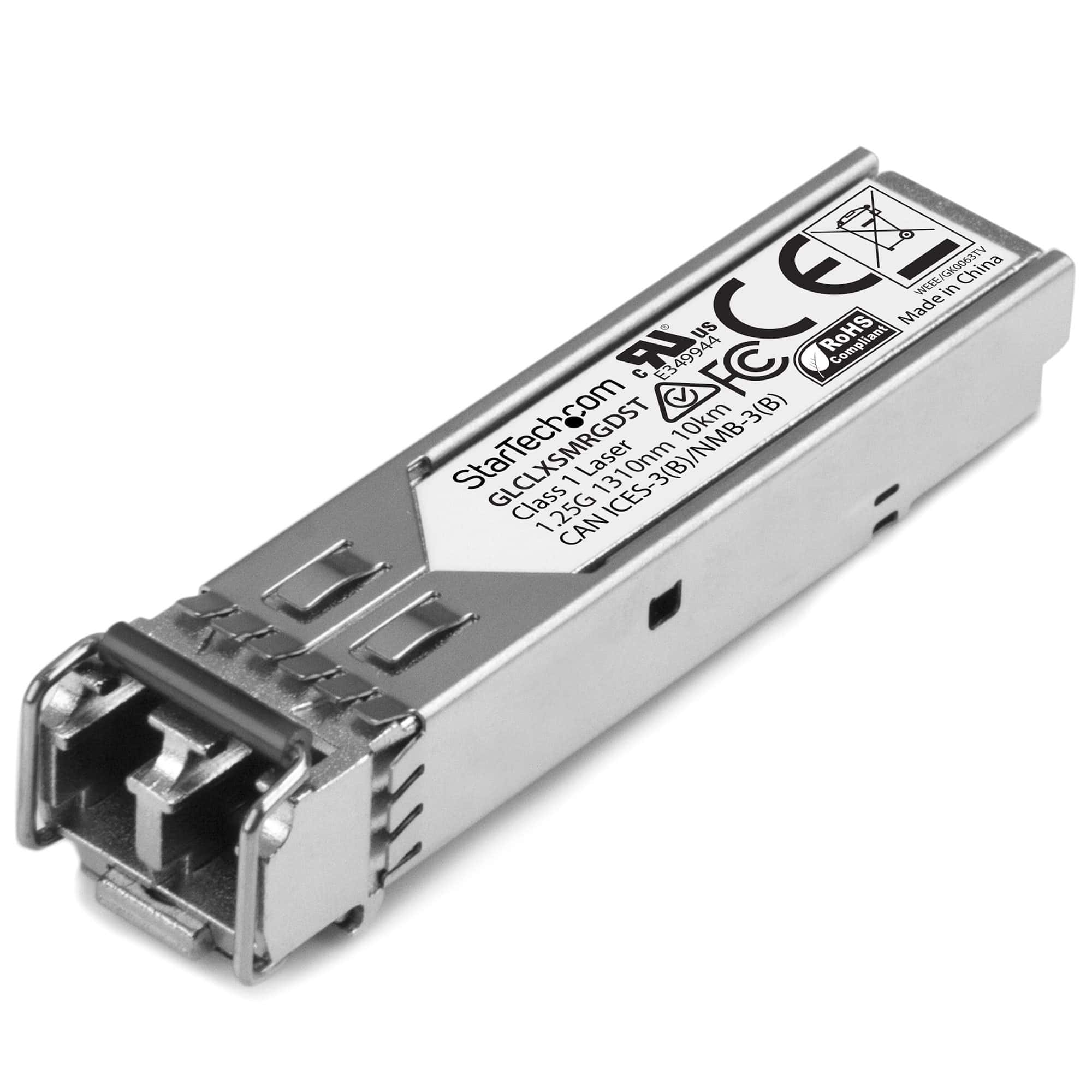 StarTech.com Gigabit glasvezel 1000BASE-LX SFP ontvanger module - Cisco GLC-LX-SM-RGD compatibel - SM LC - 10 km (GLCLXSMRGDST) thumbnail