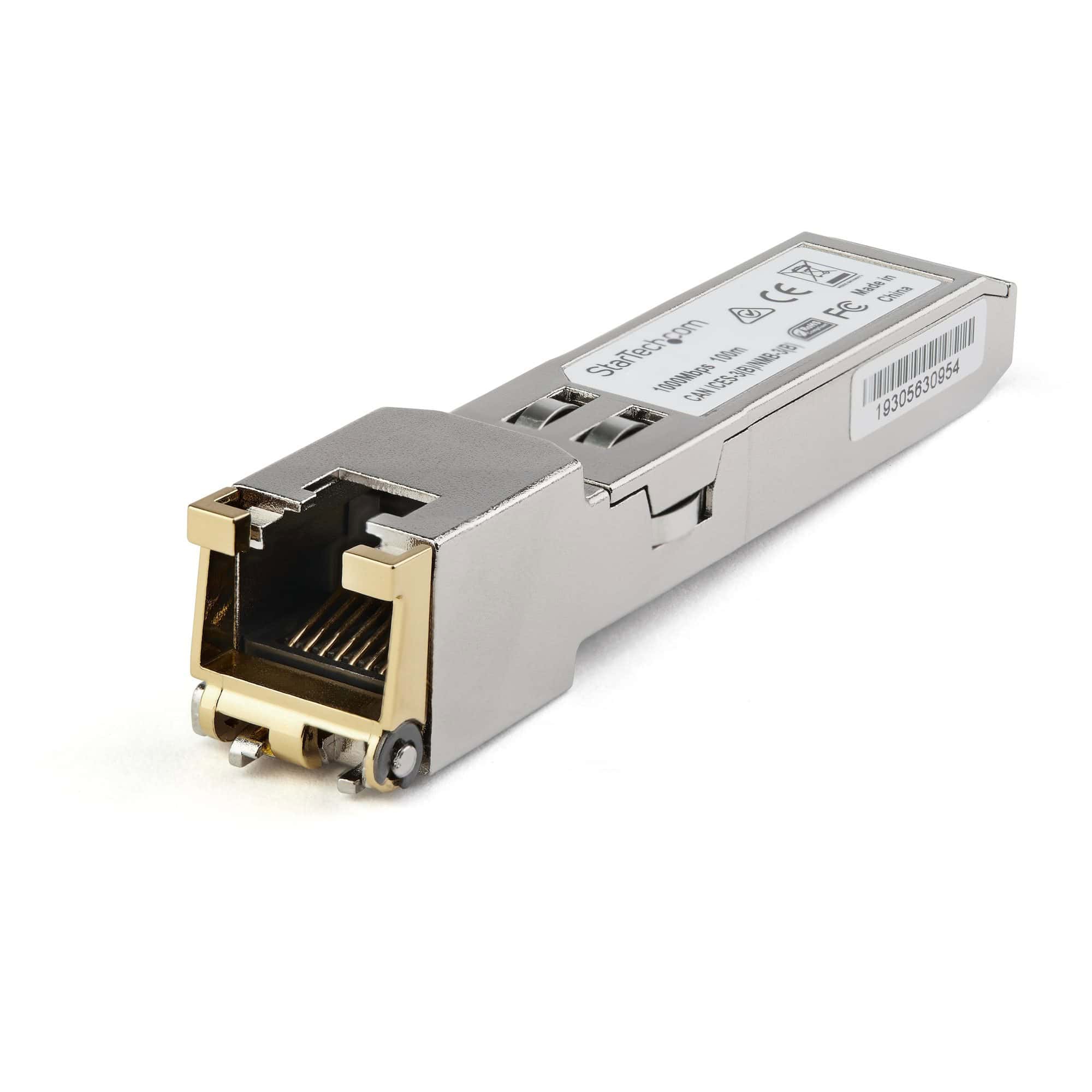 StarTech.com SFP transceiver module - 1000BASE-T - Cisco GLC-TE compatibel - hoge temperaturen (GLCTEST) thumbnail