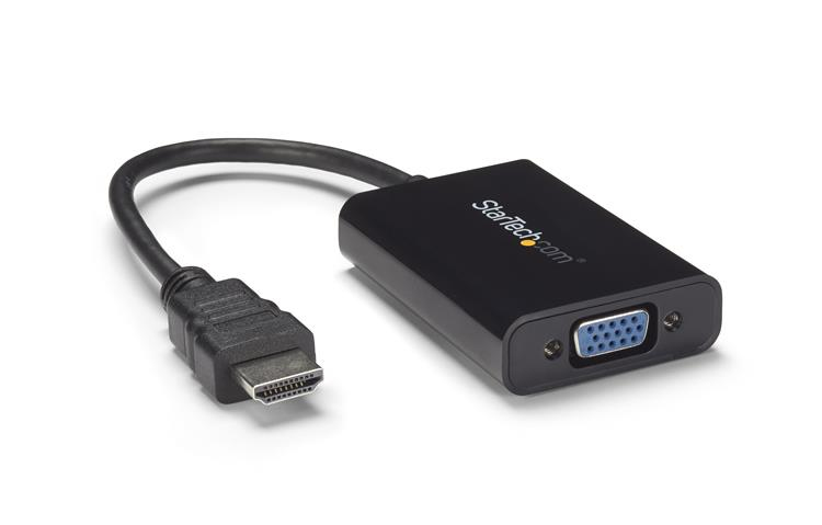 StarTech.com HDMI naar VGA video adapter / converter met audio voor desktop PC / Laptop / Ultrabook 1920x1080 (HD2VGAA2) thumbnail
