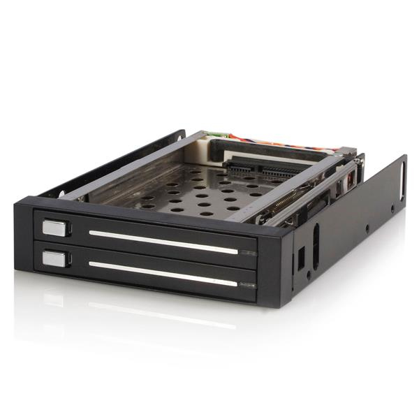 StarTech.com 2-Bay 2,5 inch Hot-Swappable SATA Mobile Rack Backplane (HSB220SAT25B) thumbnail