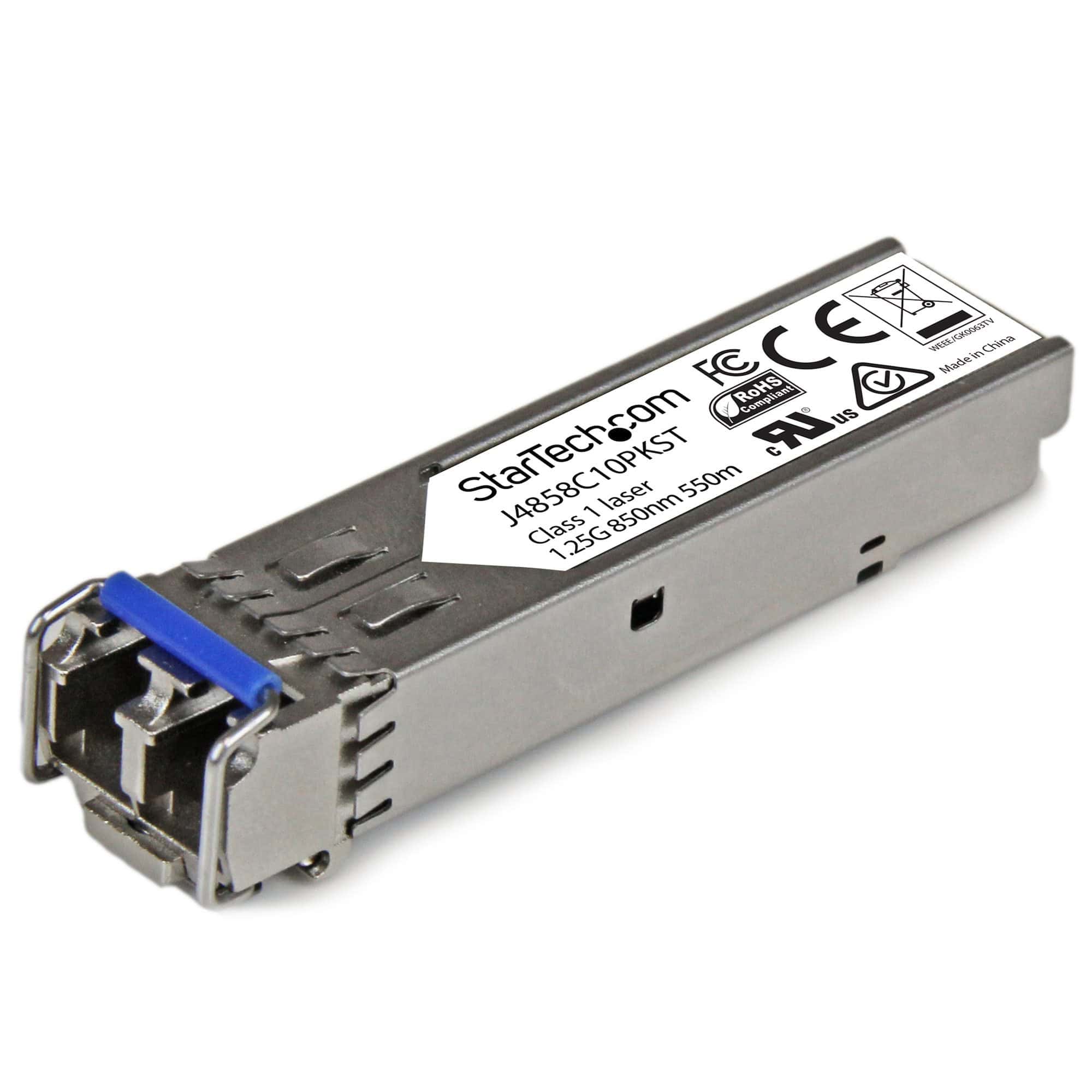 StarTech.com Gigabit Fiber SFP Transceiver Module - HPE J4858C Compatibel- MM LC met DDM - 550m - 10 stuks (J4858C10PKST) thumbnail