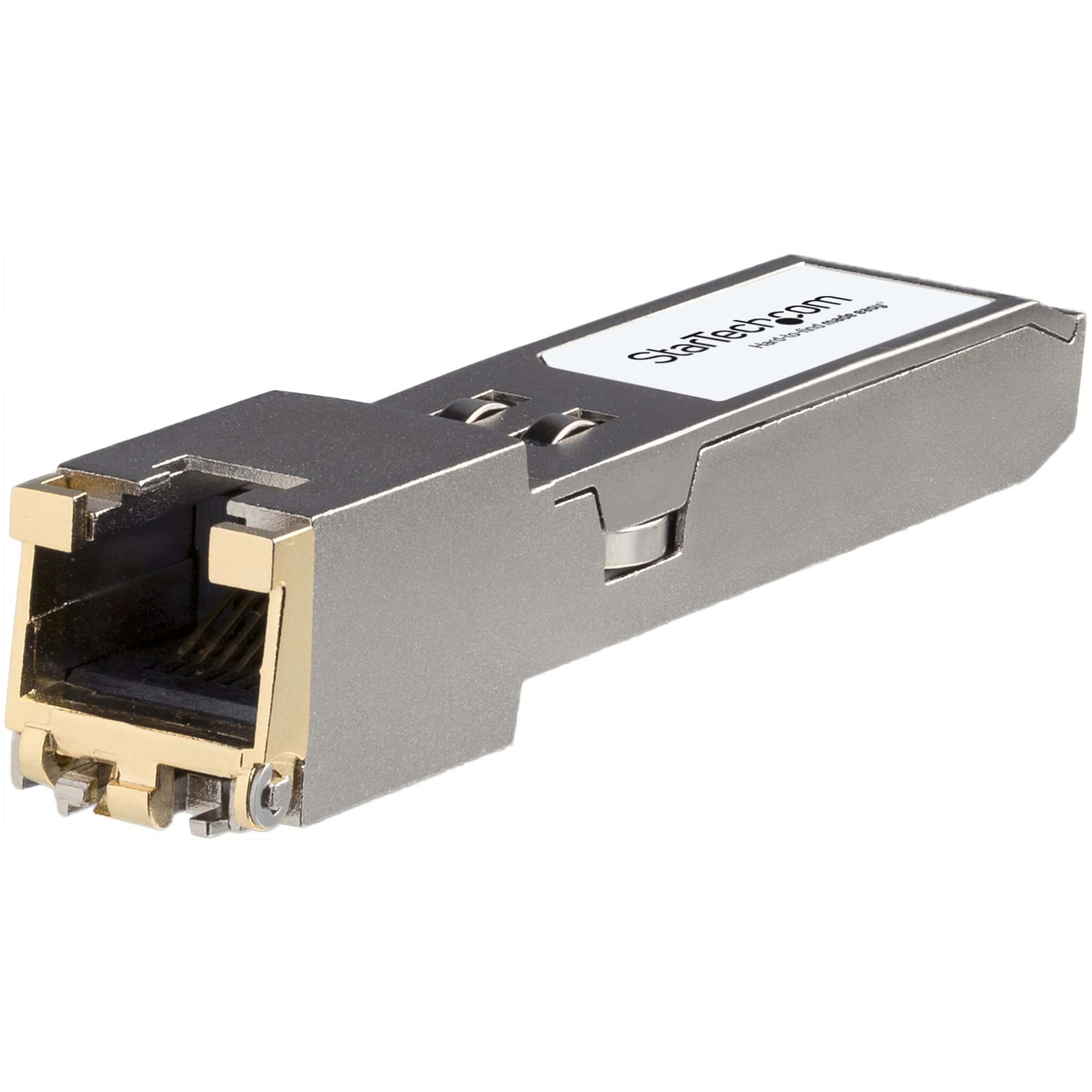 StarTech.com HPE JL563A compatibel SFP+ module - 100/1000/10000BASE-TX koper optische transceiver - 30 m (JL563A-ST) thumbnail