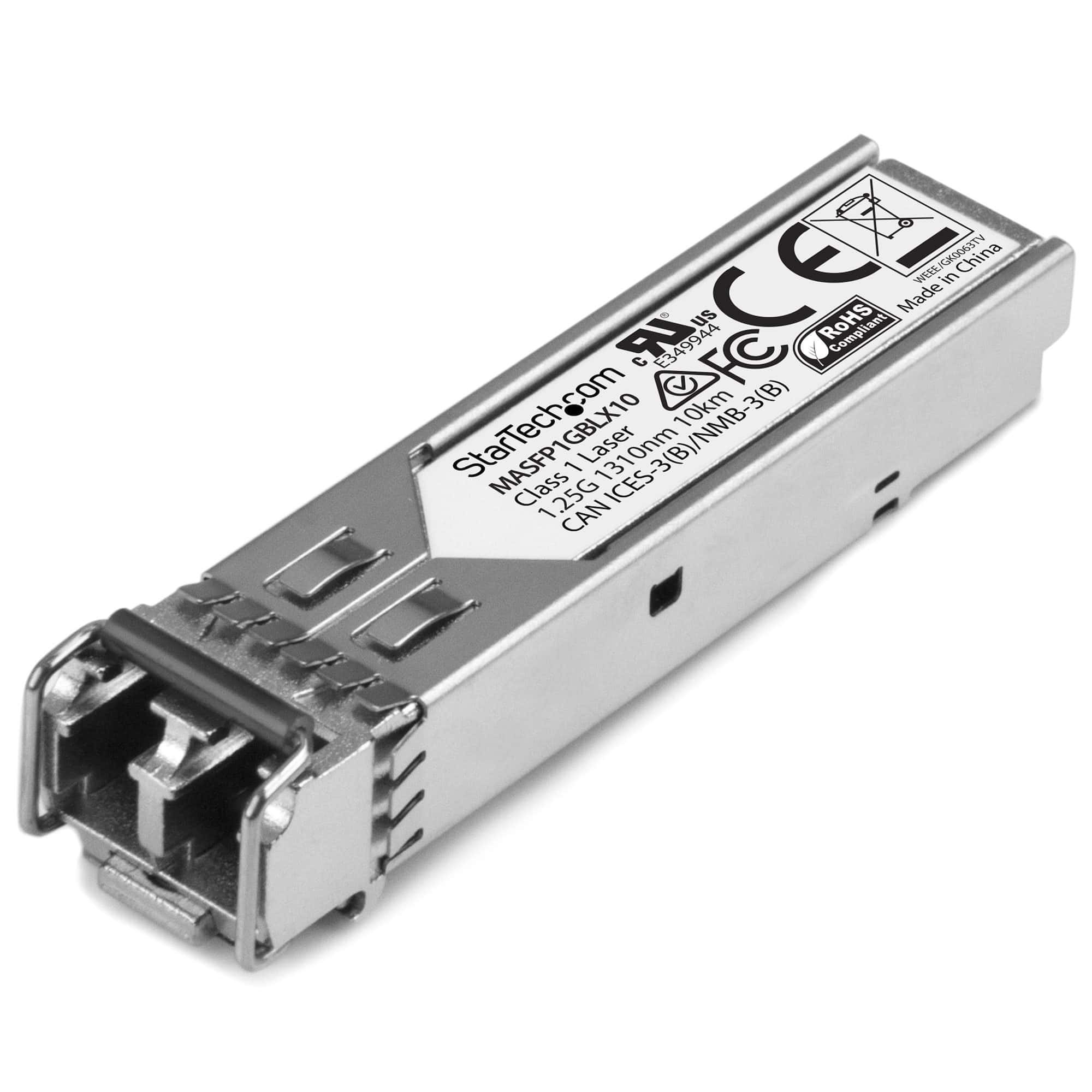 StarTech.com Gigabit glasvezel 1000BASE-LX SFP ontvanger module - Cisco Meraki MA-SFP-1GB-LX10 compatibel - SM LC - 10 km (MASFP1GBLX10) thumbnail