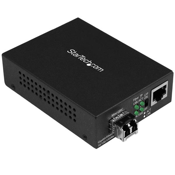 StarTech.com Gigabit ethernet glasvezel media converter 850nm MM LC 550m (MCM1110MMLC) thumbnail