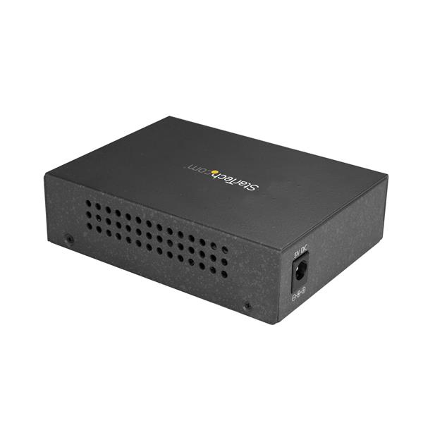 StarTech.com MCMGBSCSM10 netwerk media converter 1000 Mbit/s 1310 nm Single-mode Zwart (MCMGBSCSM10) thumbnail