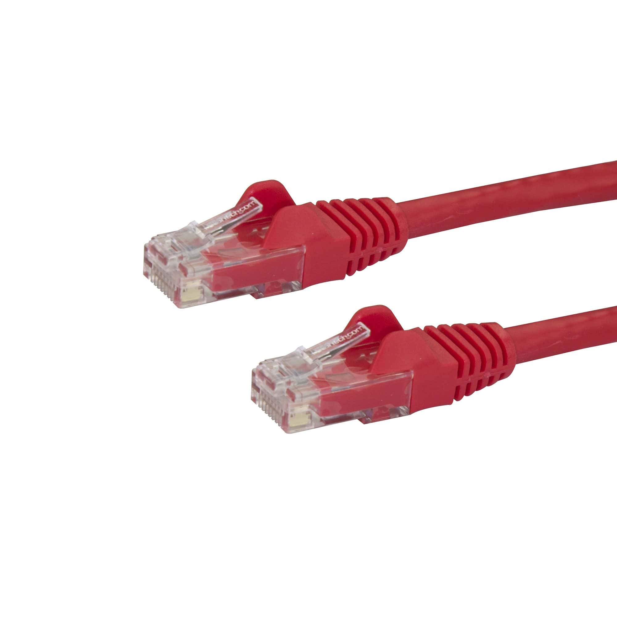 StarTech.com Cat6 netwerkkabel met snagless RJ45 connectoren UTP patchkabel rood 0,5m (N6PATC50CMRD) thumbnail
