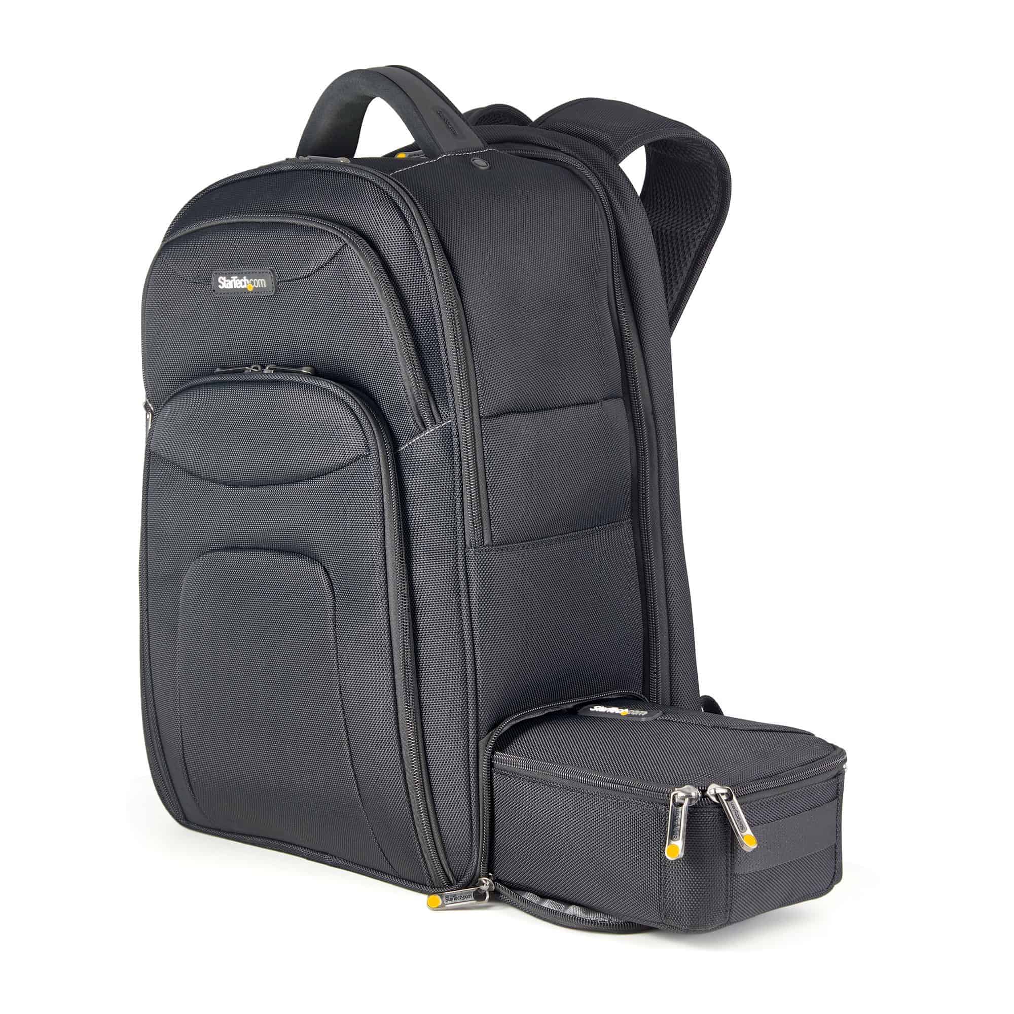 StarTech.com 17.3 Laptop Rugzak met Verwijderbare Opbergtas voor Accessoires, Professionele IT Tech Backpack, Werk/Reizen/Pendelen, Ergonomische Computer Tas, Duurzaam Ballistisch Nylon, Notebook/Tablet Vakken (NTBKBAG173) thumbnail