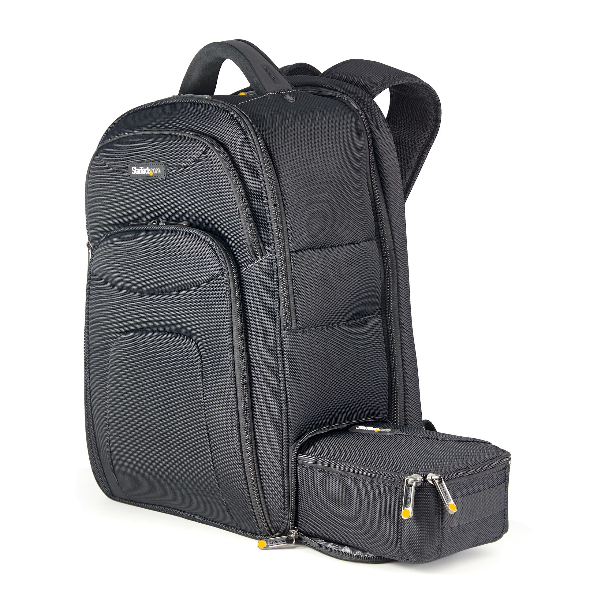 StarTech.com 17.3" Laptop Rugzak met Verwijderbare Opbergtas voor Accessoires, Professionele IT Tech Backpack, Werk/Reizen/Pendelen, Ergonomische Computer Tas, Duurzaam Ballistisch Nylon, Notebook/Tablet Vakken (NTBKBAG173) thumbnail