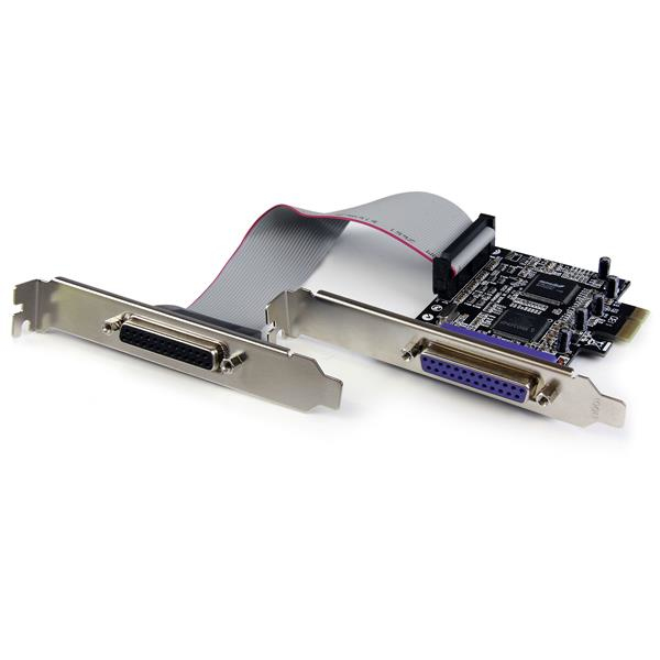 StarTech.com 2-poort PCI Express / PCI-E Parallelle Adapter Kaart IEEE 1284 met Low Profile Bracket (PEX2PECP2) thumbnail