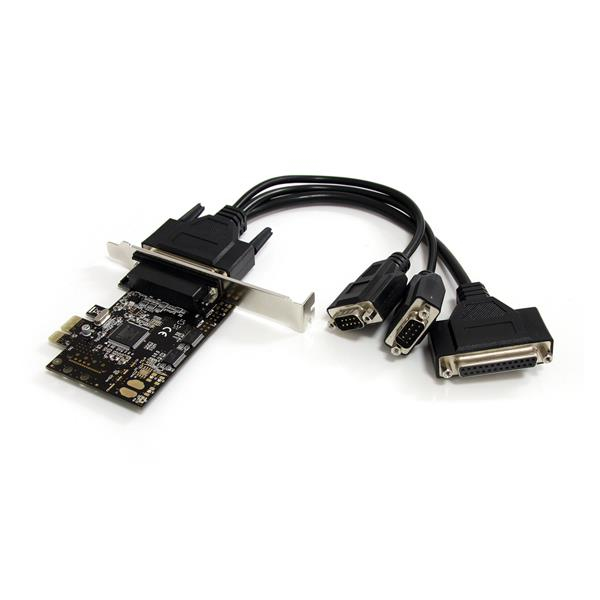 StarTech.com 2S1P PCI Express Seriële Parallele Combokaart met Breakout-kabel (PEX2S1P553B) thumbnail
