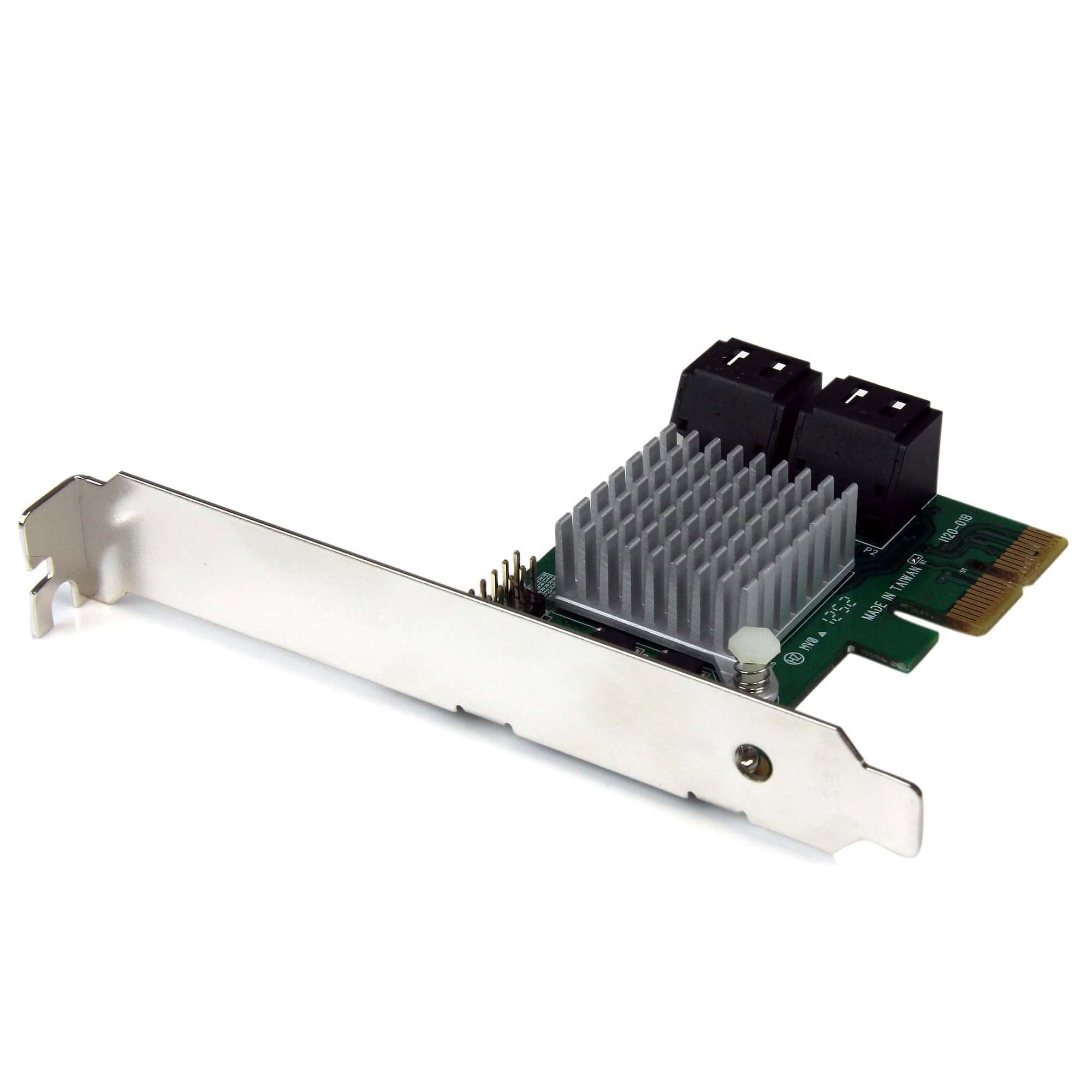 StarTech.com 4-Port PCI Express 2.0 SATA III 6 Gbps RAID Controllerkaart met HyperDuo SSD Tiering - PCIe SATA 3 Adapter (PEXSAT34RH) thumbnail