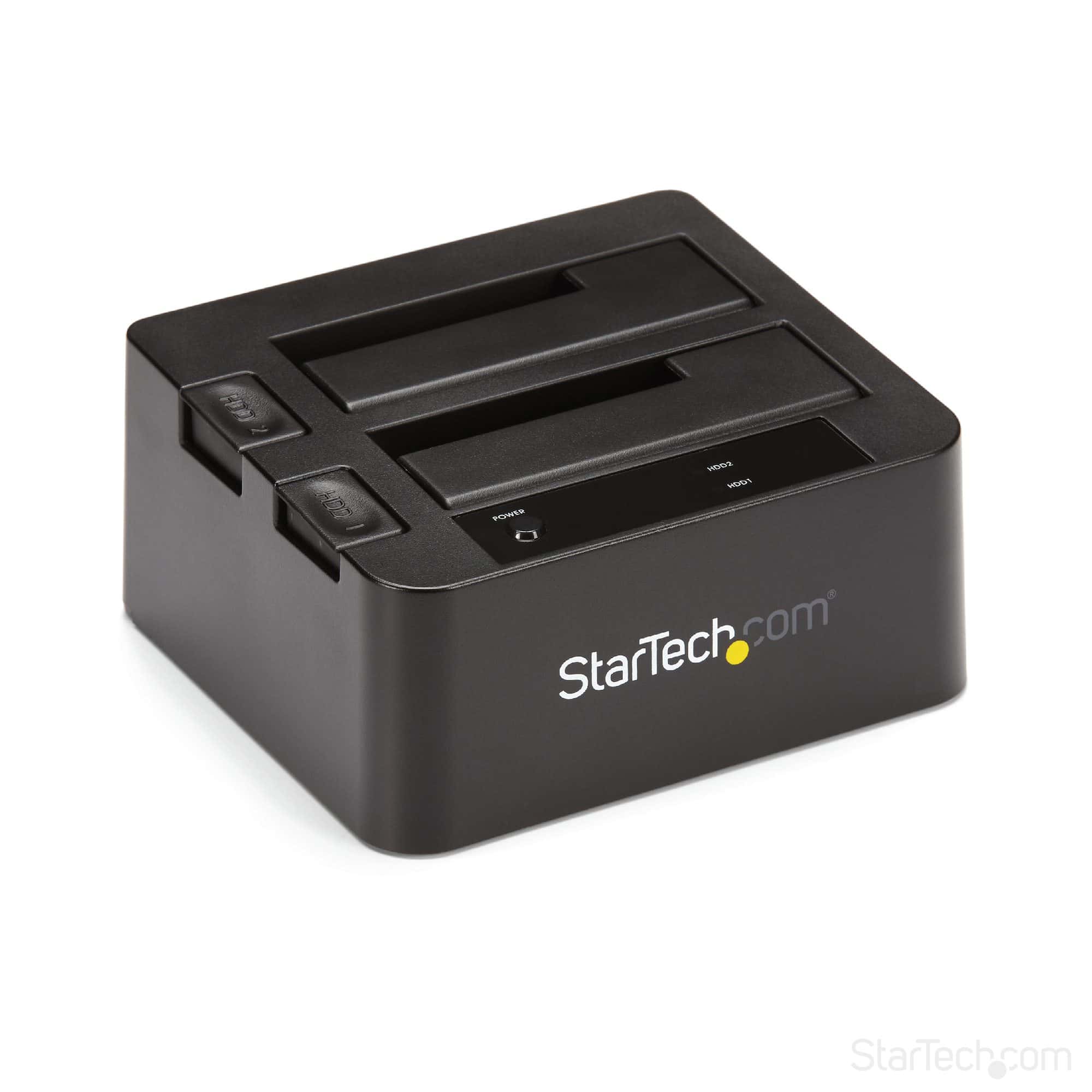 StarTech.com USB 3.1 (10bps) dubbel harddisk docking station voor 2,5 en/of 3,5" SATA SSD/HDD (SDOCK2U313) thumbnail