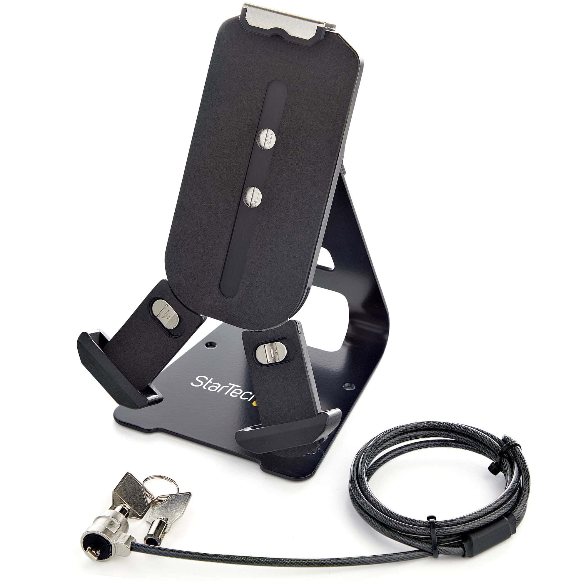 StarTech.com Beveiligde Tabletstandaard met K-Slot Kabelslot - Vergendelbare Tablethouder voor 7.9-13 Tablets - Universele Verstelbare Tabletsteun voor Bureau - Anti-diefstal Tabel Stand (SECTBLTDT) thumbnail