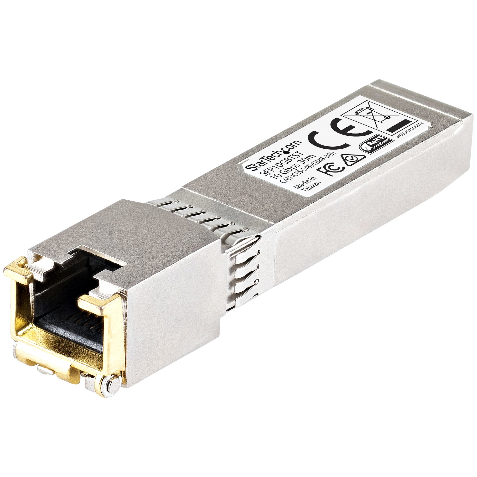 StarTech.com Cisco compatibel SFP+ Transceiver module - 10GBASE-T (SFP10GBTCST) thumbnail