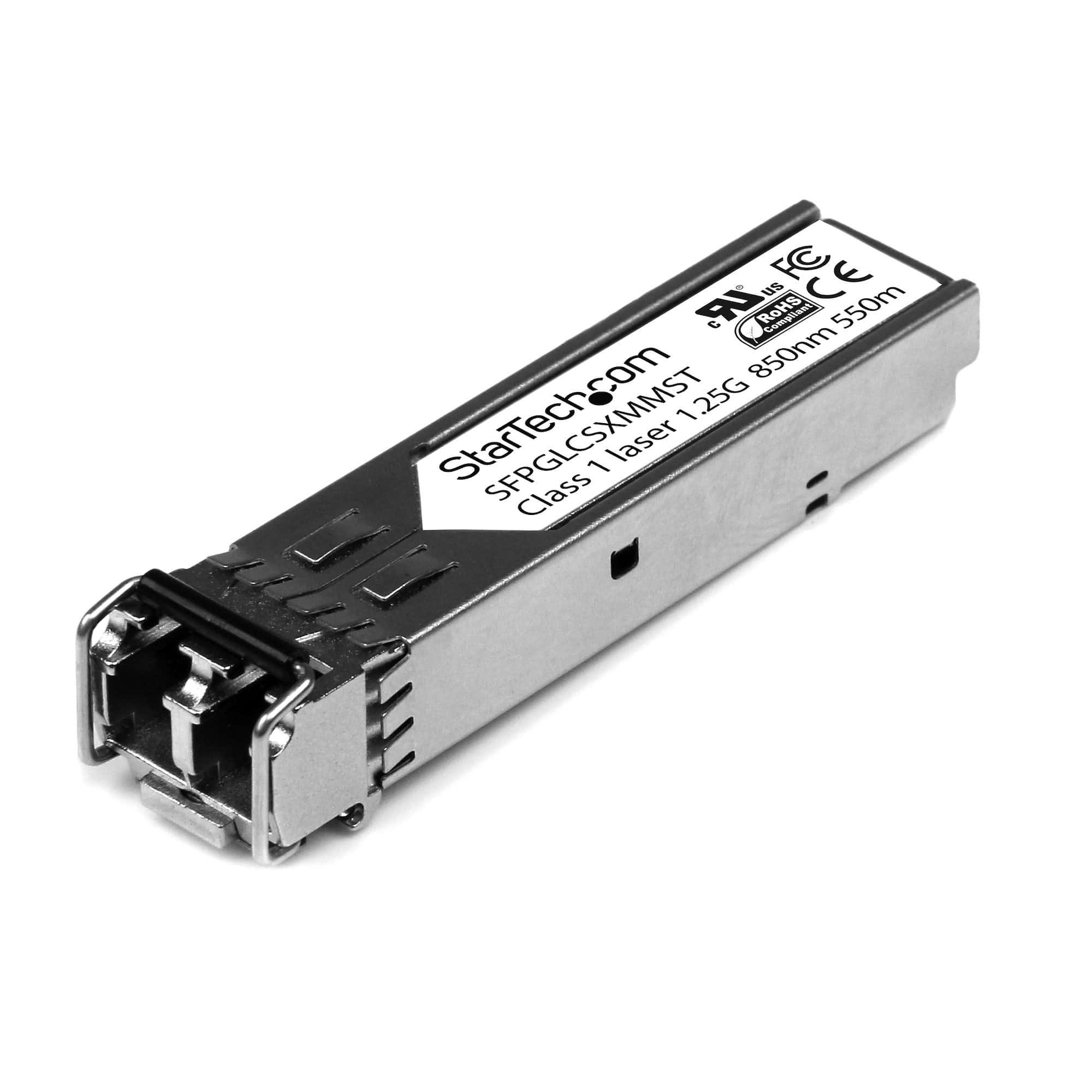 StarTech.com Cisco-compatibele gigabit glasvezel SFP-zendontvangermodule MM LC - 550 m (Mini-GBIC) (SFPGLCSXMMST) thumbnail