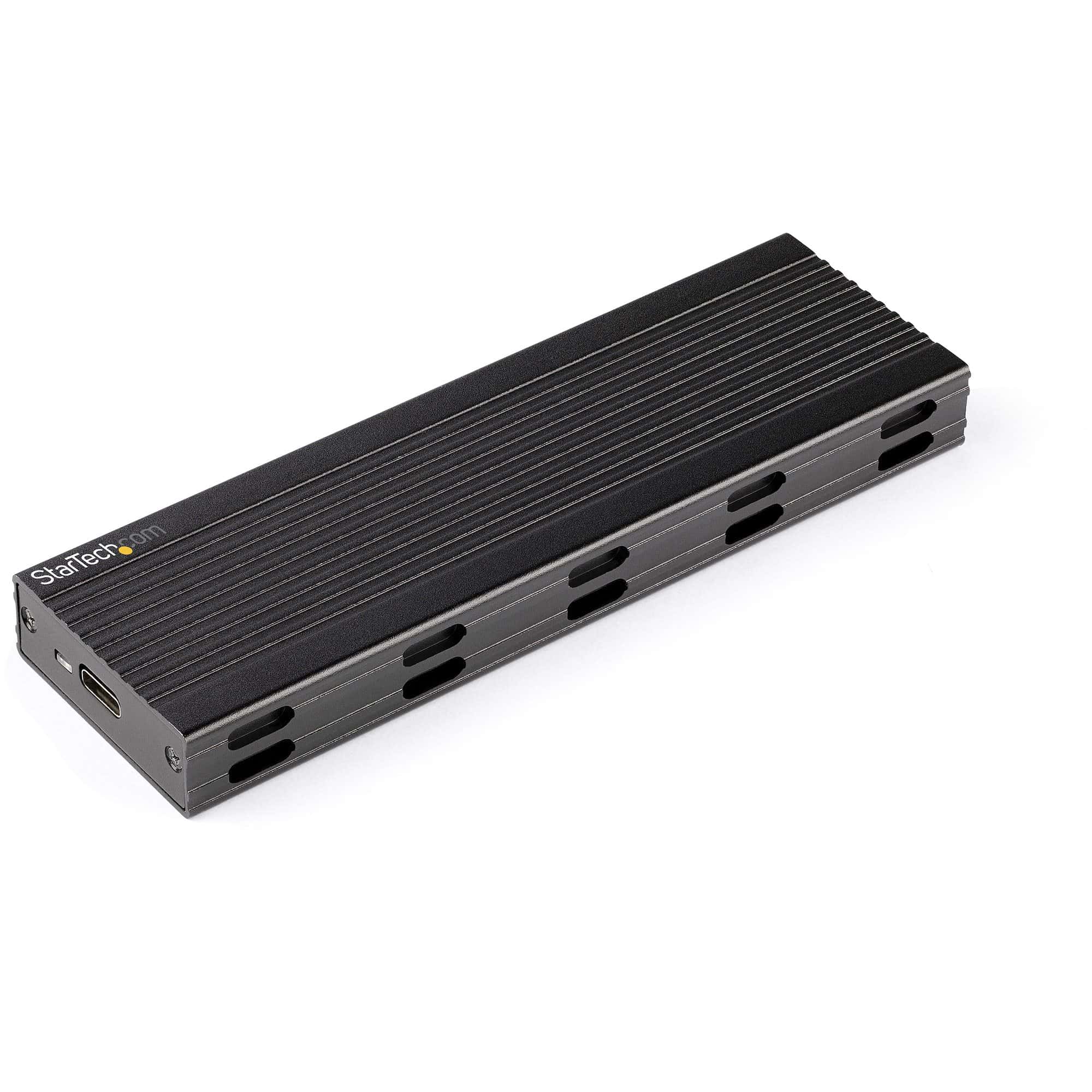 StarTech.com USB-C 10Gbps naar M.2 NVMe of M.2 SATA SSD Behuizing - Externe M.2 PCIe/SATA NGFF SSD Aluminum Behuizing - Incl. USB Type-C & USB-A Kabels - Ondersteunt 2230/2242/2260/2280 (SM2E1BMU31C) thumbnail