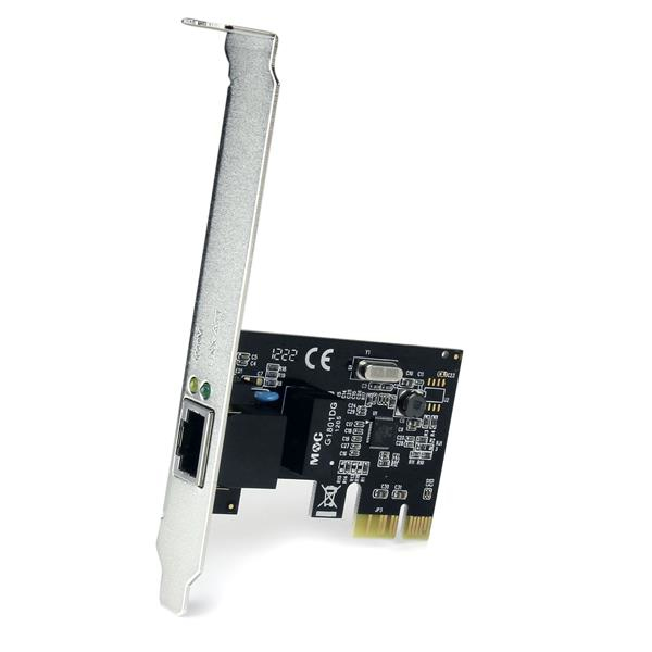 StarTech.com 1-poort PCI Express PCIe gigabit netwerkserver NIC-kaart dubbelprofiel (ST1000SPEX2) thumbnail