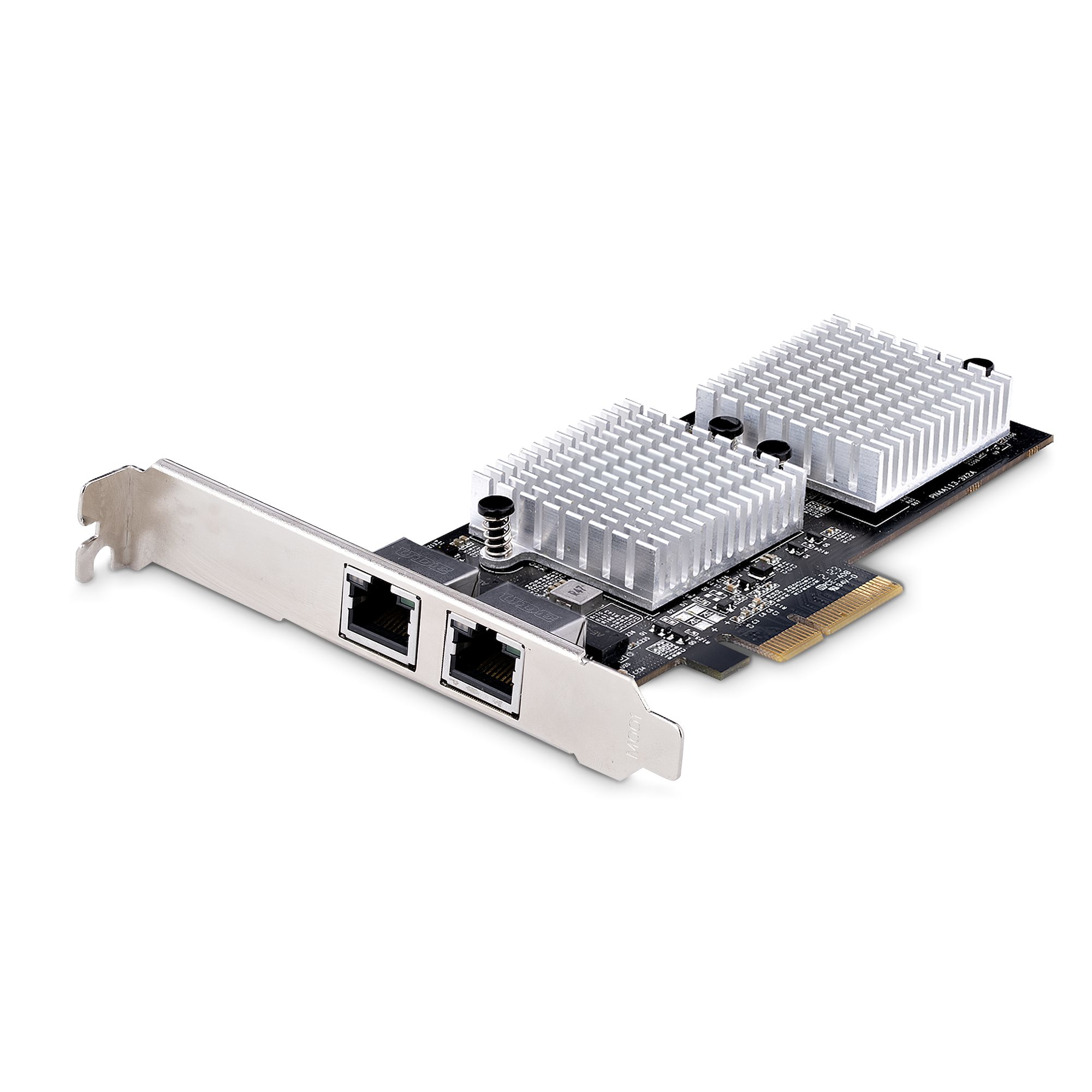 StarTech.com 2-Port 10GbE PCIe Netwerk Adapter Kaart, Netwerk Kaart voor PC/Desktop/Server, Zes Snelheden, PCIe Gigabit Ethernet Kaart met Jumbo Frame Ondersteuning, NIC/LAN Interface Kaart, 10GBASE-T en NBASE-T (ST10GSPEXNDP2) thumbnail