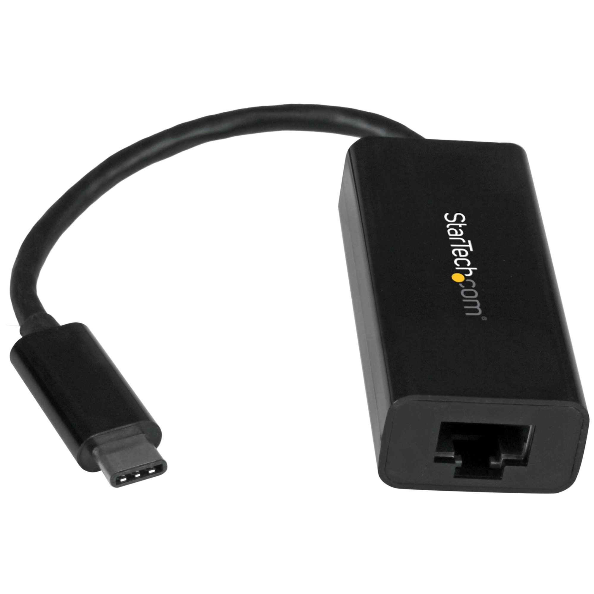 StarTech.com USB-C naar Gigabit Ethernet Adapter, Zwart, Thunderbolt 3 / 4 Compatibel, Windows &amp; Mac , USB Type-C naar RJ45 LAN GbE Netwerkadapter (US1GC30B) thumbnail