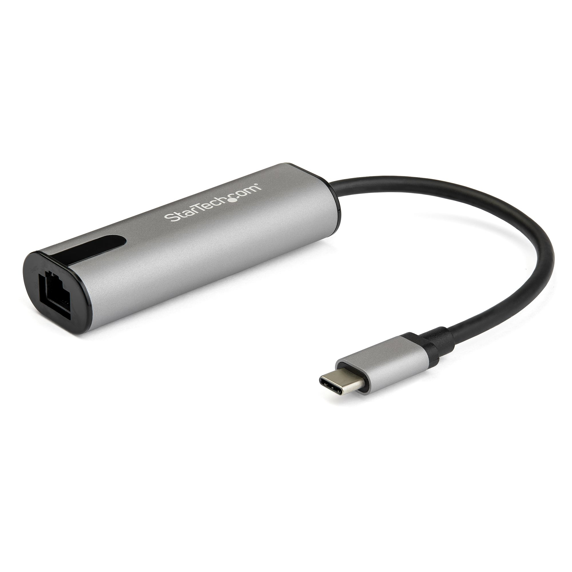 StarTech.com 2.5GbE USB C naar Ethernet Adapter NBASE-T NIC, USB 3.0 Type C 2.5/1 Gigabit/100 Mbps Multi Speed Netwerk, USB 3.1 Laptop naar RJ45/LAN, Thunderbolt 3 Compatibel, MacBook Pro Surface (US2GC30) thumbnail