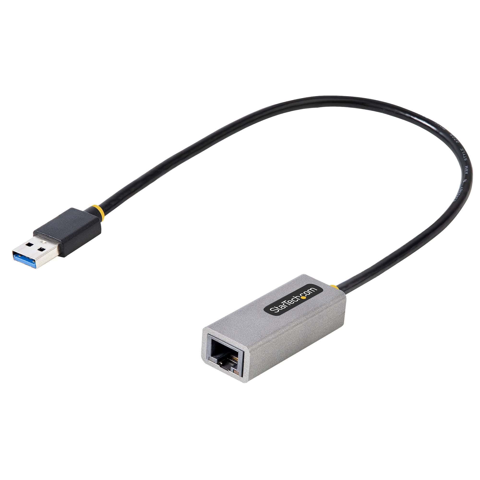 StarTech.com USB 3.0 naar Gigabit Ethernet Network Adapter - 10/100/1000 Mbps, USB naar RJ45, USB 3.0 naar LAN Adapter, USB 3.0 Ethernet Adapter (GbE), 30cm Aangesloten Kabel, Driverless Install (USB31000S2) thumbnail