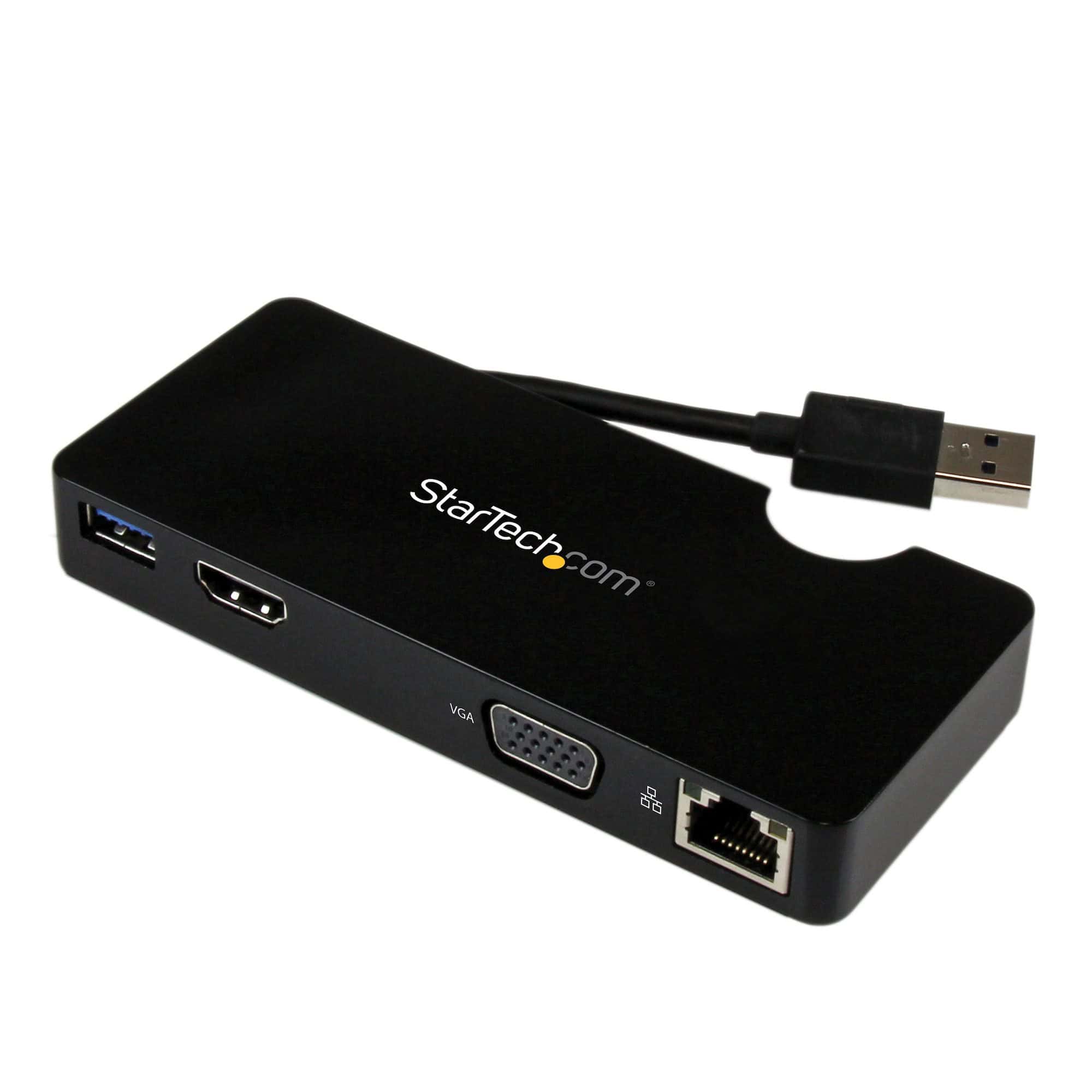 StarTech.com Reis docking station voor laptops - HDMI of VGA - USB 3.0 (USB3SMDOCKHV) thumbnail
