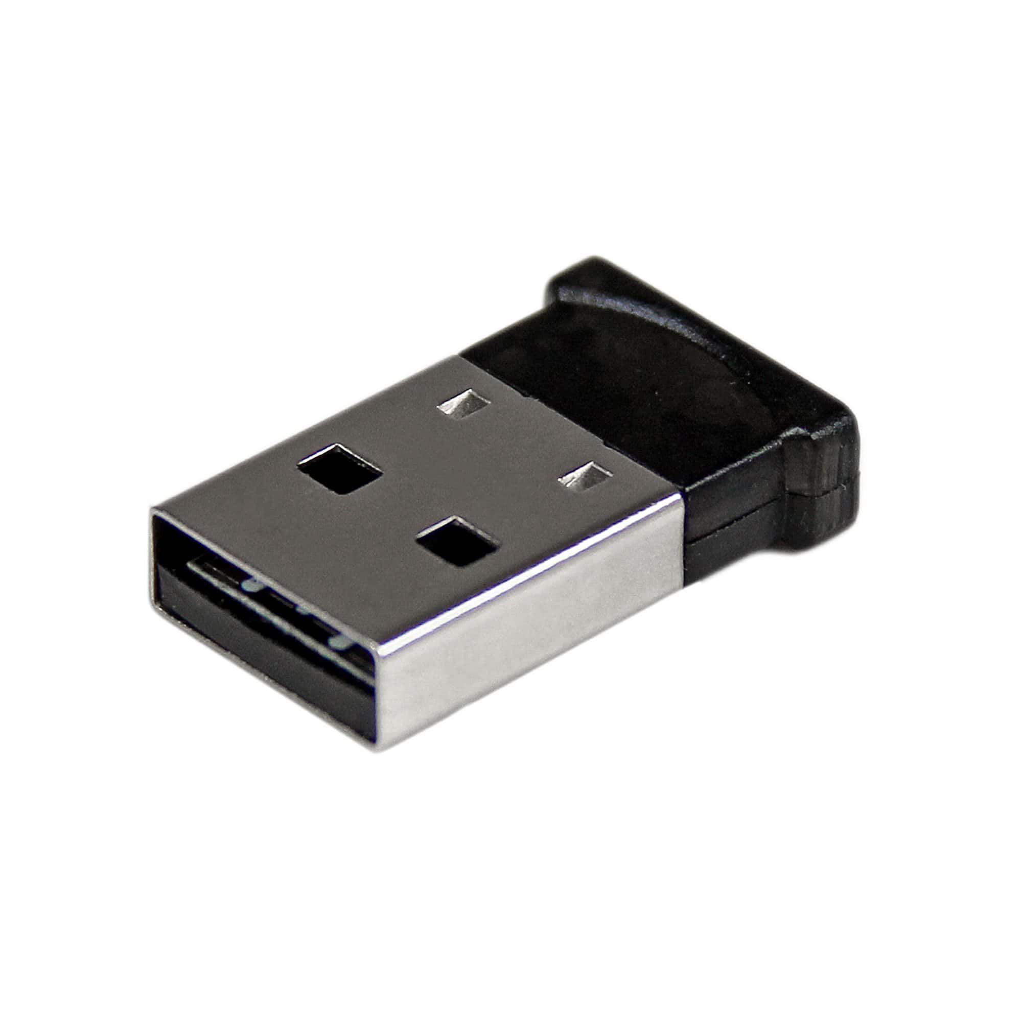 StarTech.com Mini USB Bluetooth 4.0-adapter - 50m klasse 1 EDR draadloze dongle (USBBT1EDR4) thumbnail