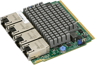 Supermicro SIOM 4X RJ45 interfacekaart/-adapter Intern RJ-45 (AOC-MTG-I4TM-O) thumbnail