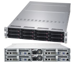 Supermicro A+ Server 2014TP-HTR Socket SP3 Rack (2U) Zwart (AS -2014TP-HTR) thumbnail