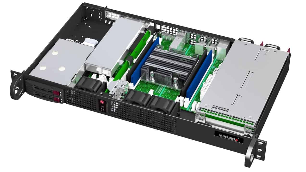 Supermicro 506TQC-R301 Rack (1U) Zwart (CSE-506TQC-R301) thumbnail