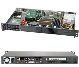 Supermicro SuperServer 1019C-HTN2 LGA 1151 (Socket H4) Rack (1U) Zwart (CSE-510FT-203B) thumbnail